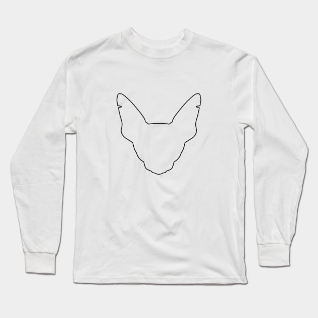 Sphynx Long Sleeve T-Shirt by honeydesigns